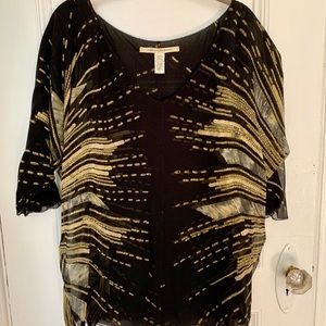 Diane von Furstenberg Silk Abstract Print Blouse